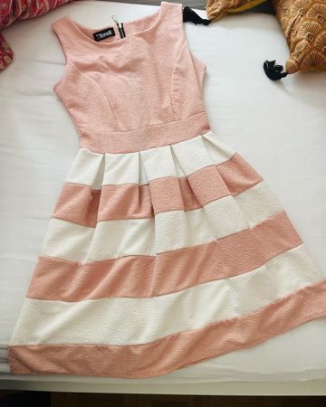 Sommerliches Kleid von Yendi, Grösse S, gestreift