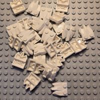 Lego 30x Platten *Felsen* (27261) weiss