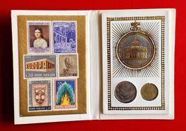VATIKAN MÜNZEN 1977 1980 BRIEFMARKEN SOUVENIR RICORDO*