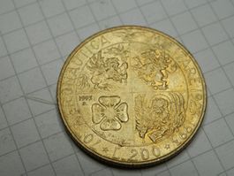 Italien 200 Lire, 1993 70 Jahre Militärische Luftfahrt (1923