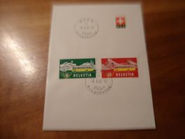 PTT-Blättli Alpenposten, 1953, ET-o deutsch