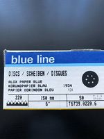 Schleifpapier Korundtuch Siacar blau 150 mm