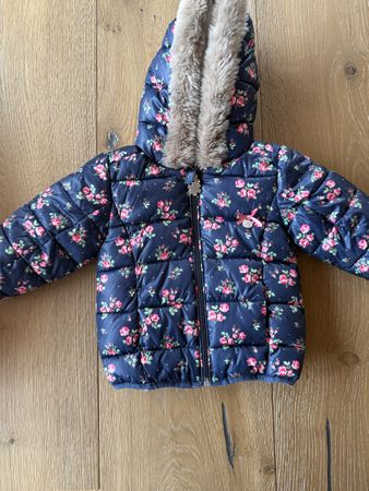 Blumige Winterjacke Kanz, Grösse 68