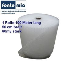 1 Rolle Luftpolsterfolie 50cm Breit 100M