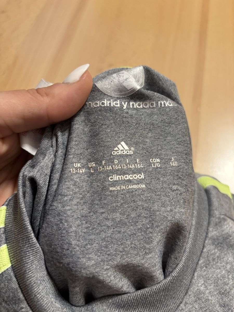 Adidas Leibchen & Hosen: Maillot Adidas Real Madrid climacool grise – Gebraucht aus Chapelle (Glâne) von cel_72mh 2