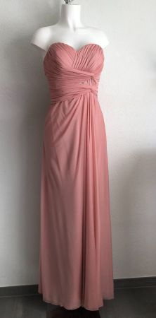 Gatti nolli Abendkleid Galakleid Gr 38 aus 100% Seide lachs