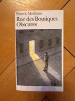 Patrick Modiano - Rue des Boutiques Obscures Taschenbuch