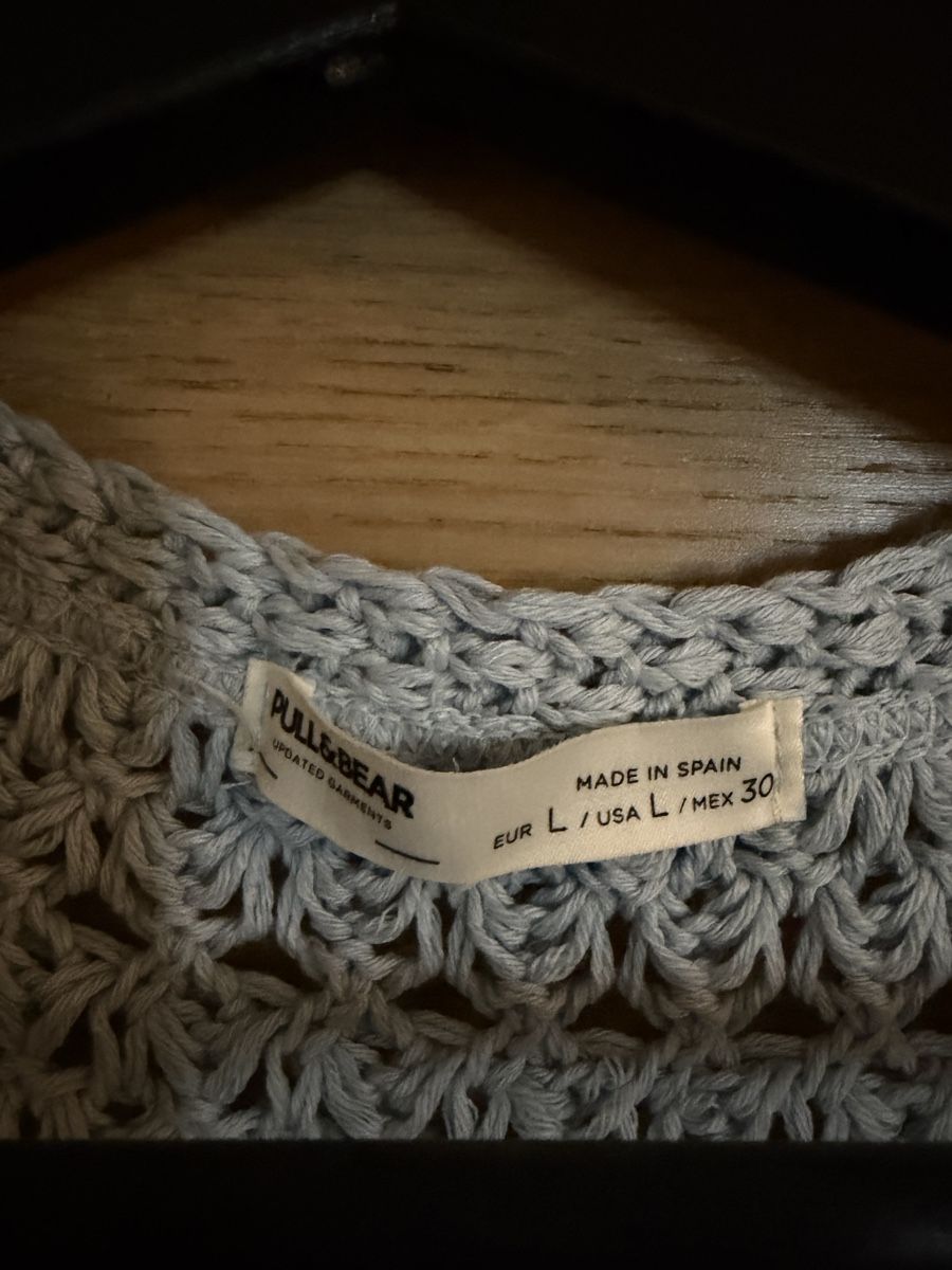 Pull&Bear Jacken: Strickjacke Pull&Bear hellblau Grösse L Defekt – Defekt aus Frenkendorf von lrhggrty 2