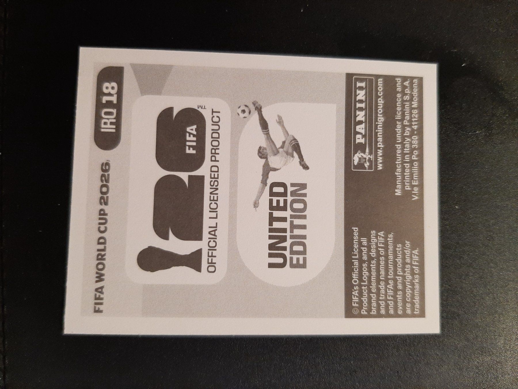 Panini Carte collezionabili: Panini 2026 IRQ18 – Nuovo (secondo la descrizione) da Leuk-Stadt venduto da Meic 1