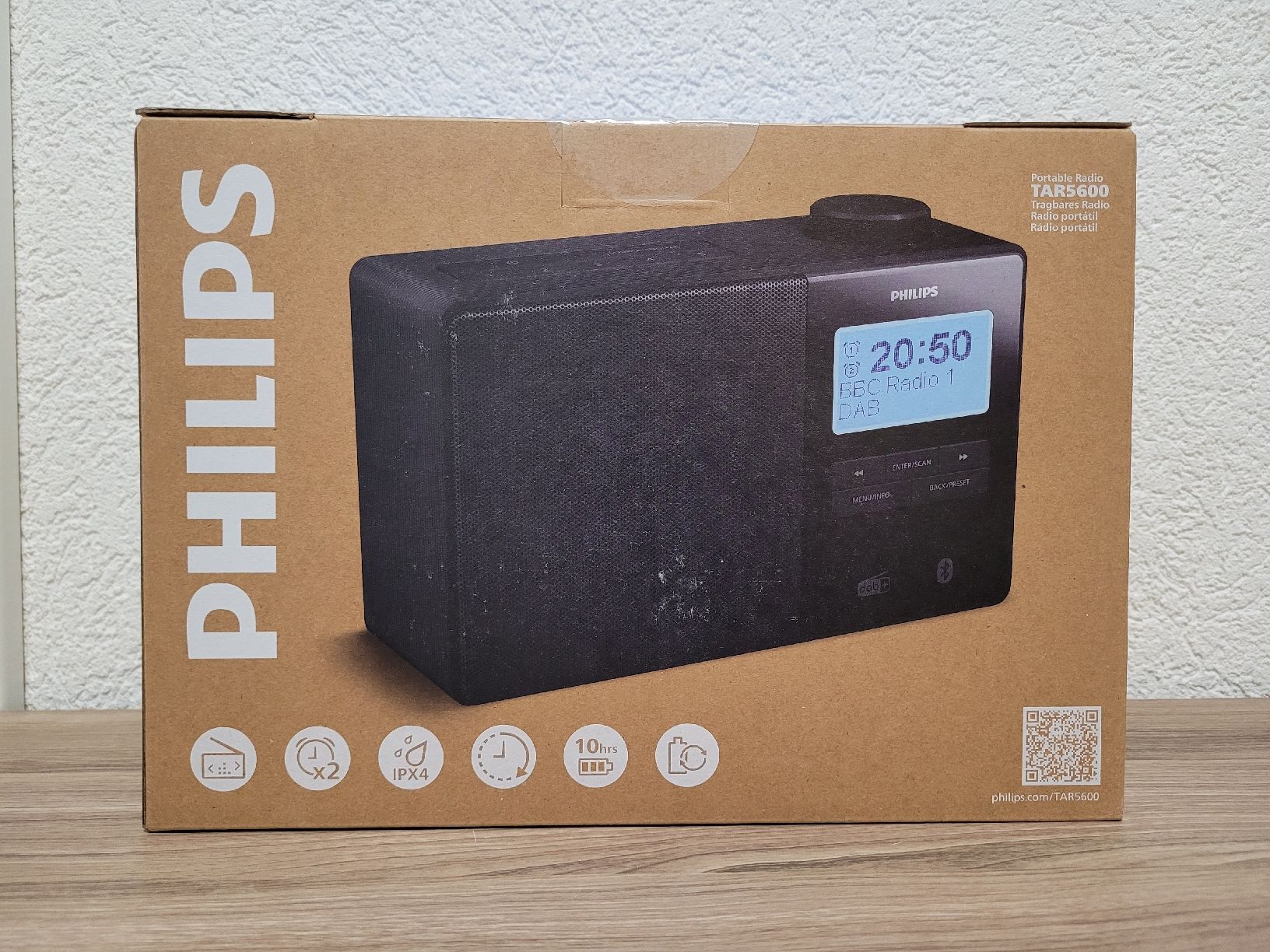 Philips Radio: Radio DAB+ Philips TAR5600/00 - Bluetooth - Neuf! – Nuovo e nell'imballaggio originale da Yverdon-les-Bains venduto da lalolo64 1
