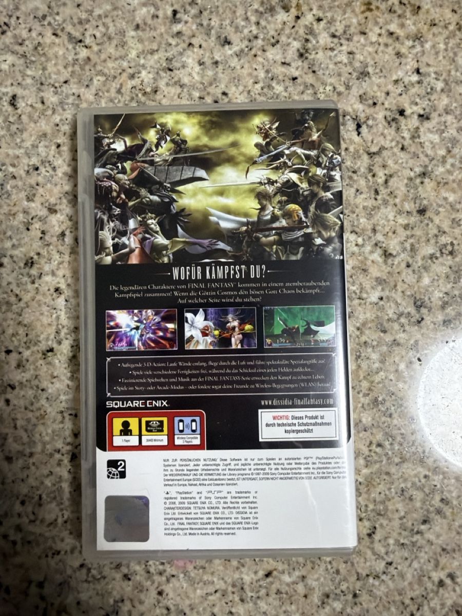 Sony Giochi: Final Fantasy Dissidia PSP – Usato da Au SG venduto da TypeRipper 1