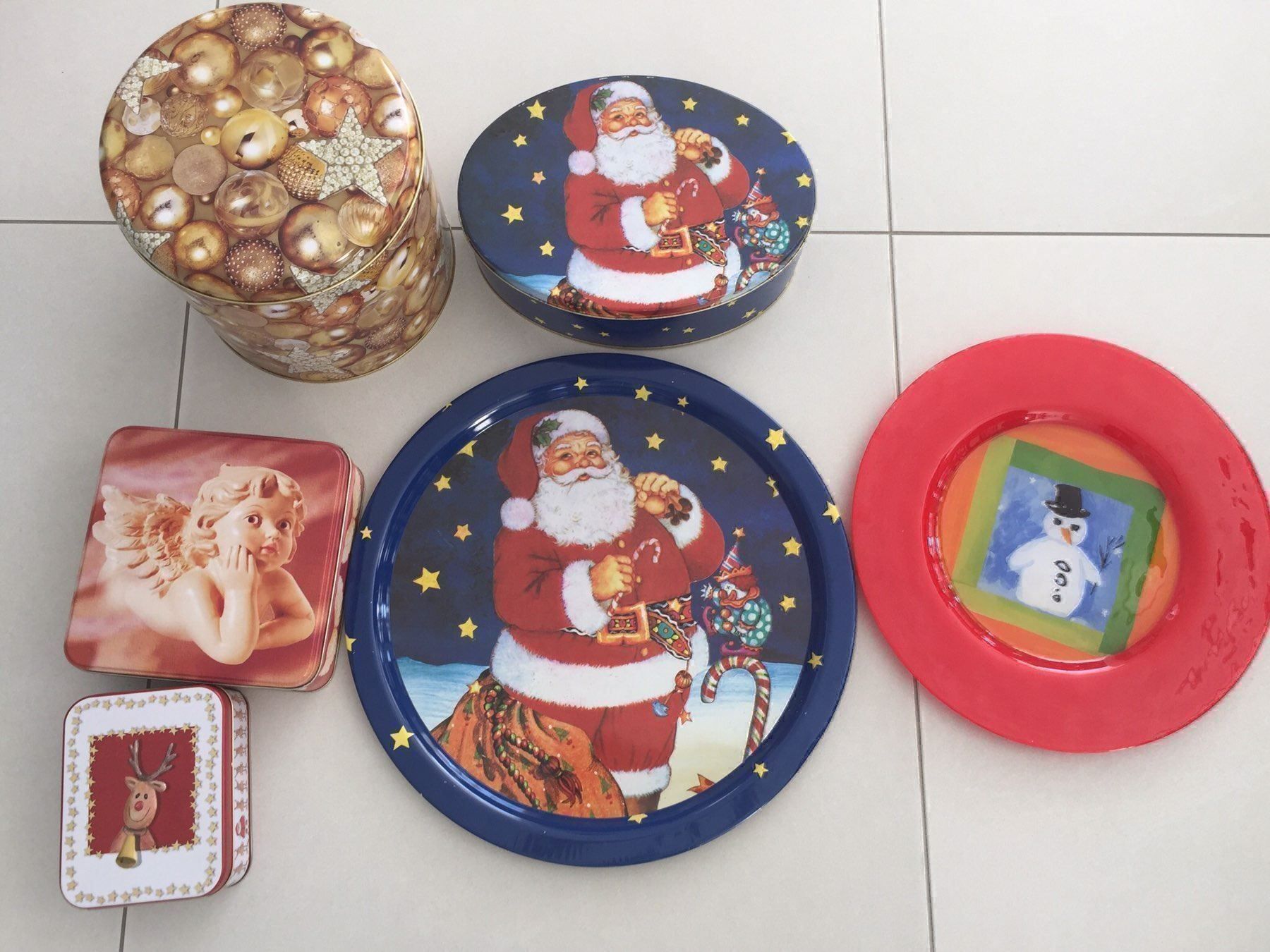 Tutte le decorazioni: Weihnachtsutensilien, Büchsen, Teller – Usato da Herzogenbuchsee venduto da ameise02