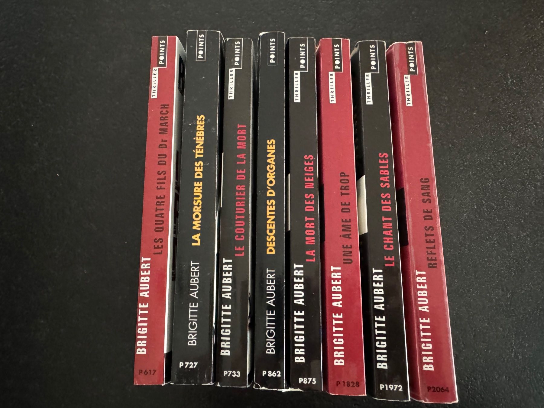 Libri: Brigitte Aubert, collection Thriller Points - 8 Livres! – Usato da Port venduto da Wermala