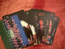 FC Basel Autogrammkarten unsigniert