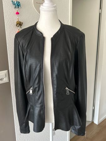 Damenjacke Kunstleder schwarz von Vero Moda Gr. L