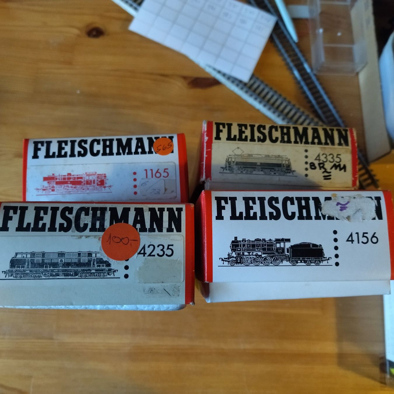 Fleischmann Modellini di ferrovie: 4 Fleischmann Loks (974) – Difettoso da Basel venduto da BeanieUp 2