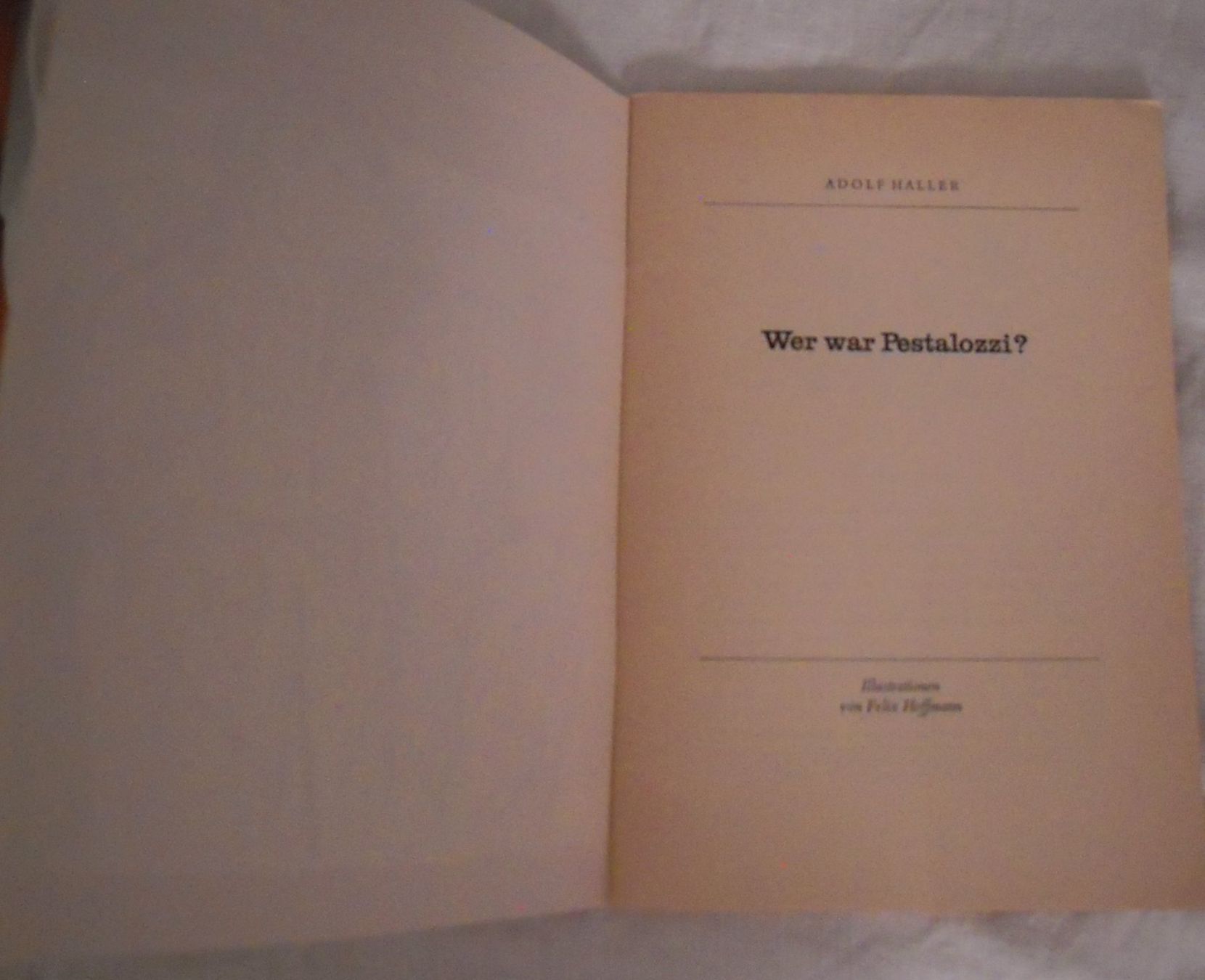 Libri: Wer war Pestalozzi? – Usato da Heimberg venduto da Rockenrol 1