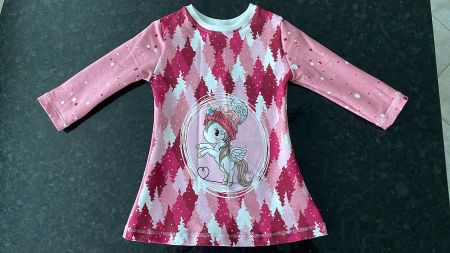 Winter Tunika Einhorn Gr. 104 NEU