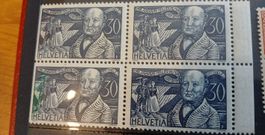 Briefmarken Helvetia 1930 30 Rappen 4 Stück