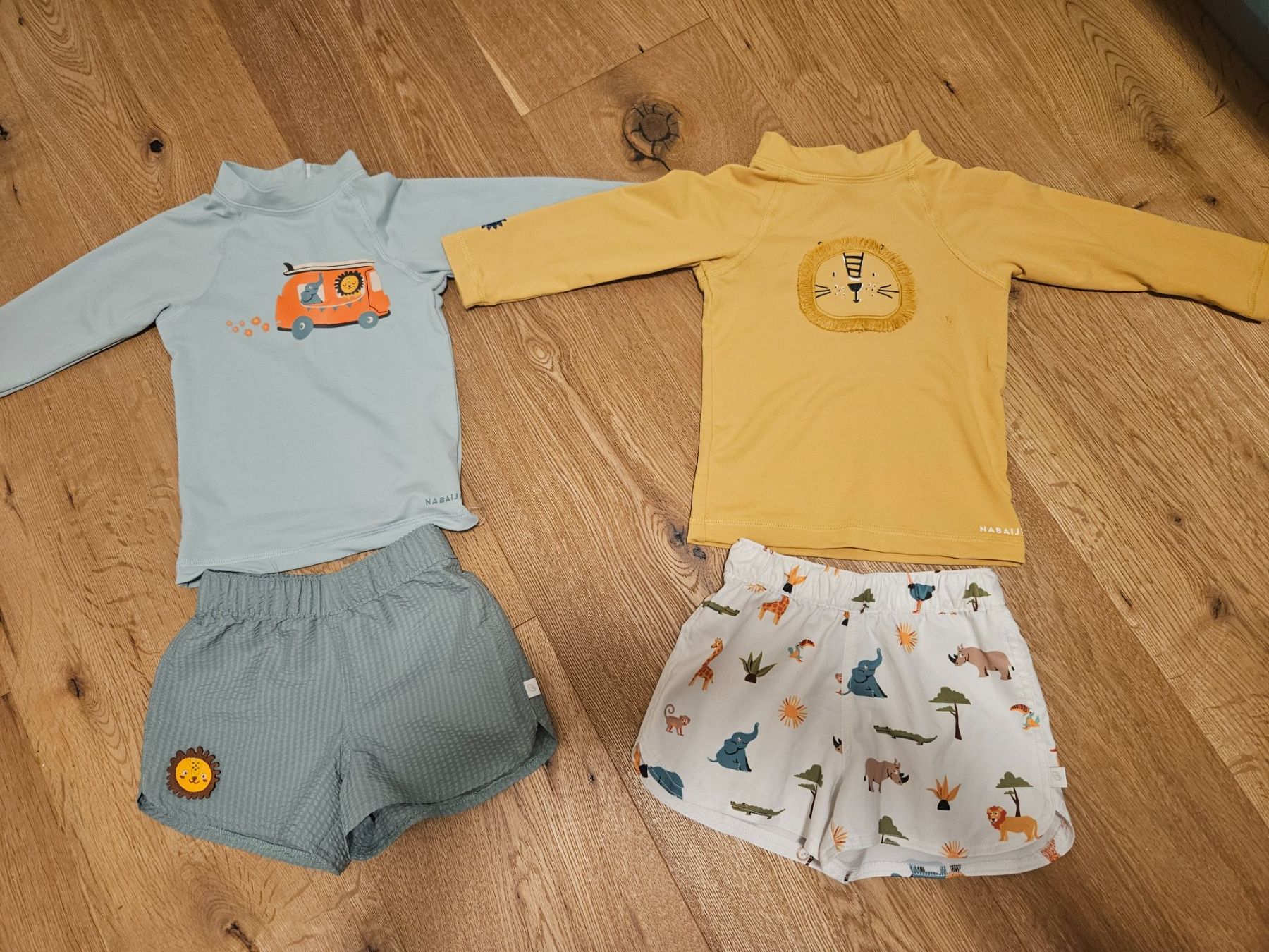 Decathlon Badehosen & -kleider: Bade-Set Kinder UV Schutz Sommer 🦁🚗 – Gebraucht aus Zielebach von him_dwt5