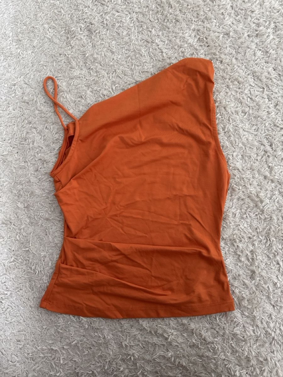 Pull&Bear Top: Pull&Bear Top, Orange, Grösse M – Nuovo (secondo la descrizione) da Gächlingen venduto da anjuli_123