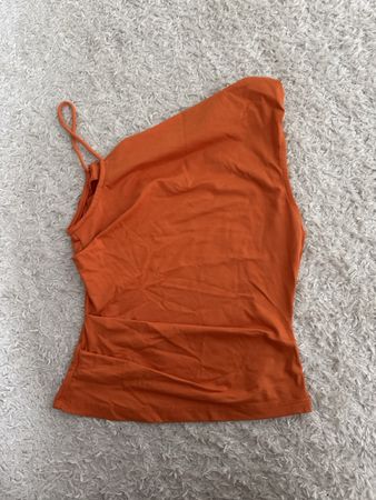 Pull&Bear Top, Orange, Grösse M
