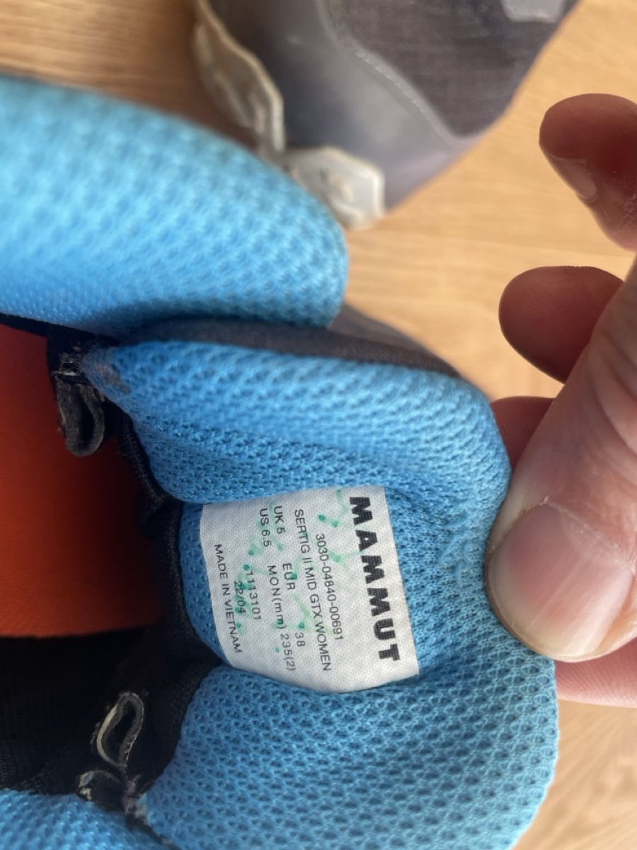 Mammut Scarpe da donna: Wanderschuh Mammut (Damen Gr.38) – Usato da Wabern venduto da MTBler 3