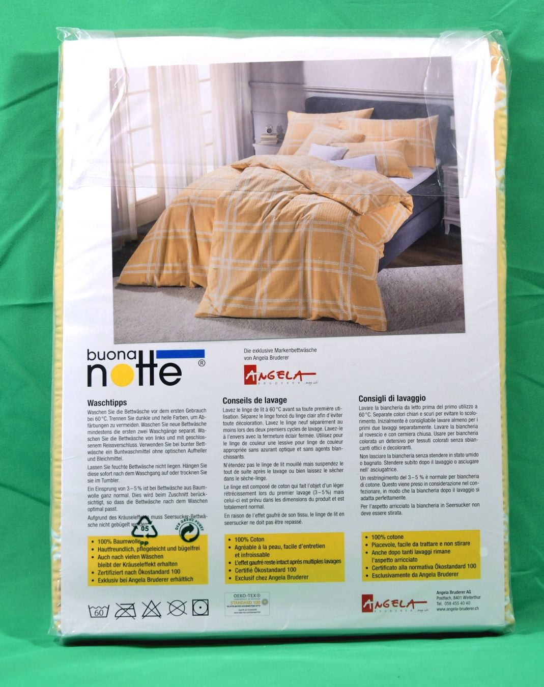 Biancheria da letto: Duvetbezug Kader Beige - Angela Bruderer 2x – Nuovo (secondo la descrizione) da Lohn-Ammannsegg venduto da Keyflower 1
