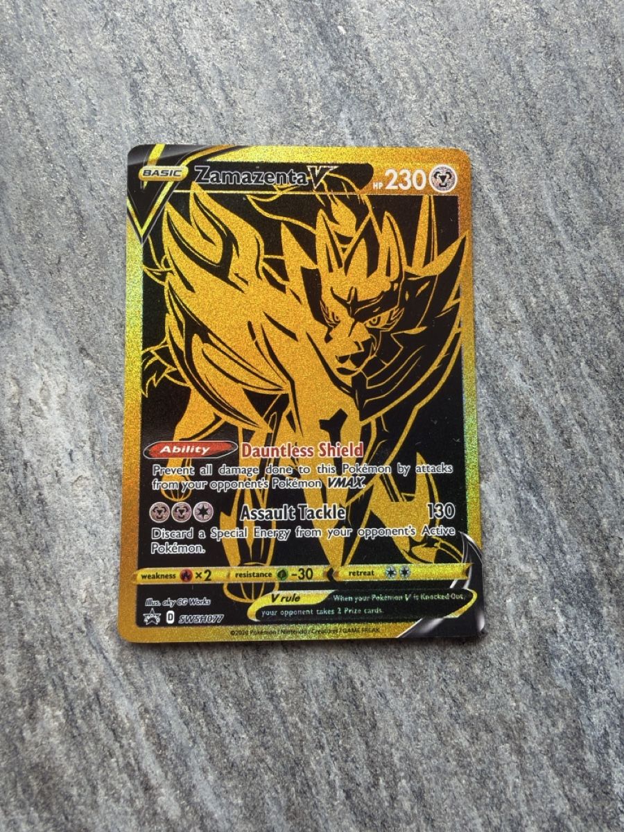 Cartoline: Zamazenta gold V Promo  – Usato da Zollikon venduto da masterpiece_01