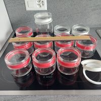 11 Glas-Vorratsgläser, top Zustand!