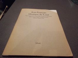 Musik - Noten Jean Francaix, Musique de Cour