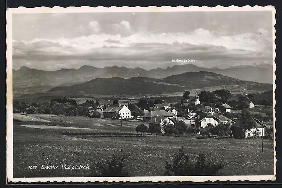 Cartoline postali: AK Savigny, Vue générale – Usato da Berlin venduto da bartko-reher