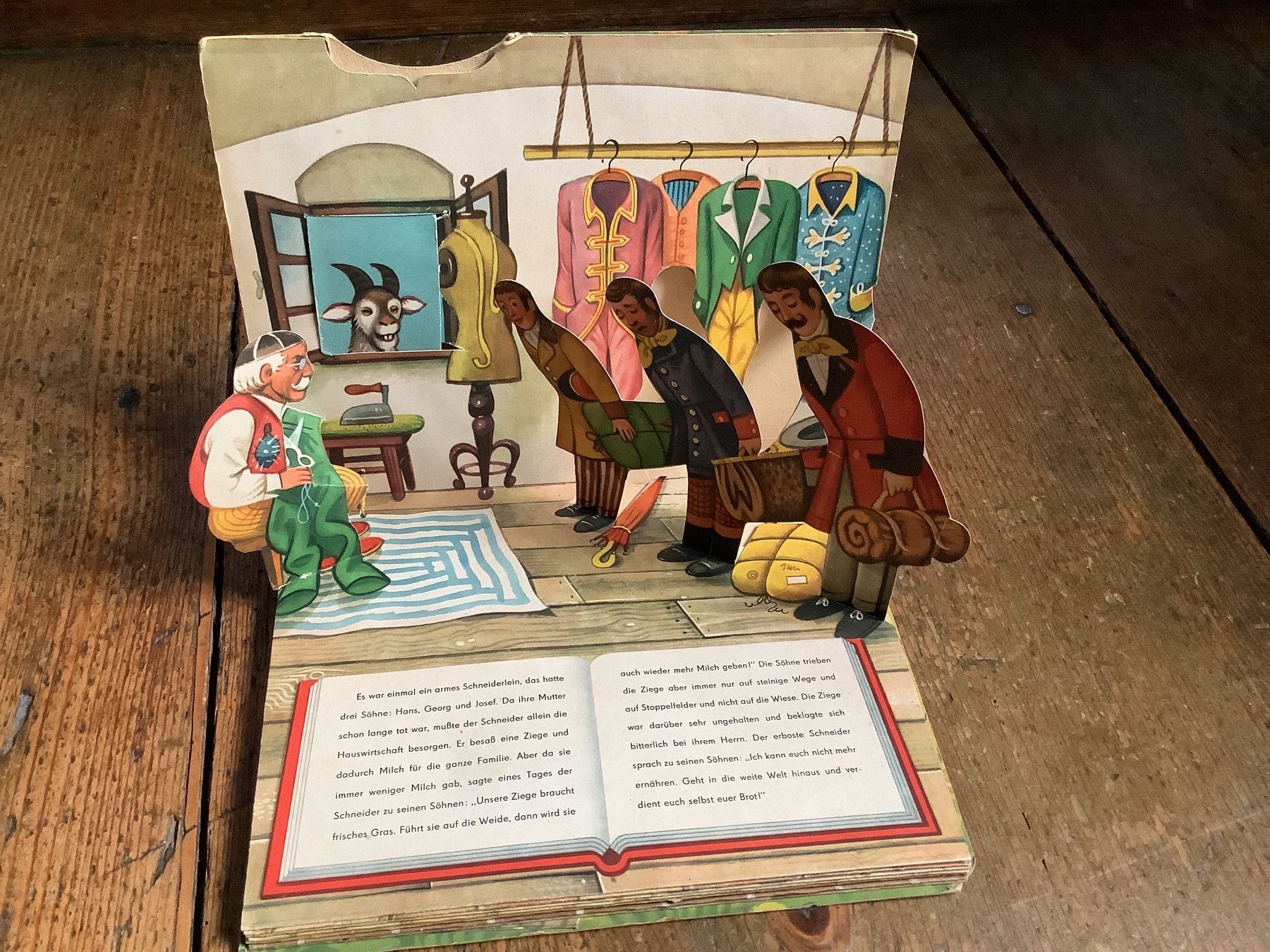 Libri: Antikes Kinder-Pop-Up-Buch "Tischlein deck dich!" – Usato da Flaach venduto da Monisoldshop 1