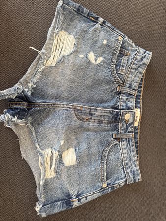 Denim Shorts, destroyed Look, Gr. 36