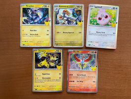 Pokemon Karten Set Holo 30 Jahre (Versand gratis)