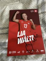 Original Autogrammkarte Lia Wälti - Nati Captain!