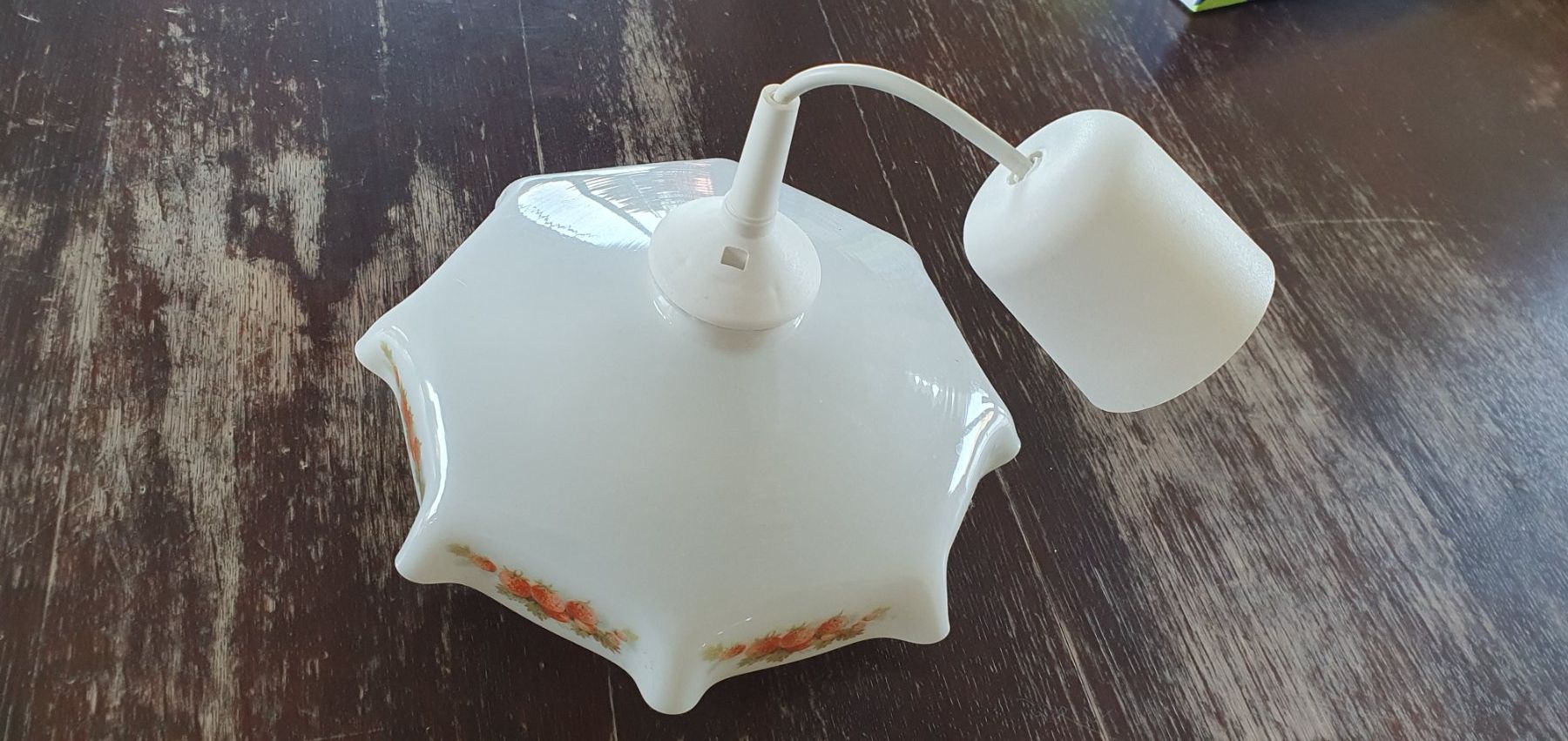 Lampadari & plafoniere: Antike erdbeer glas lampe – Usato da Mammern venduto da Iten-chris 2