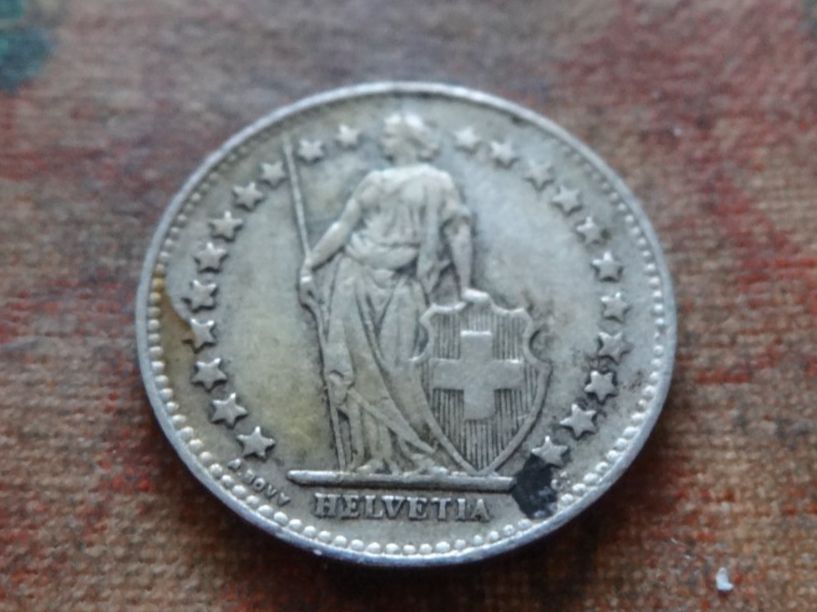 Tutti le monete: 1/2 Fr. 1948  (E) – Usato da Romanel-sur-Lausanne venduto da Swift13 1