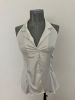 Haut d'été élégant et raffiné, taille S Blanc