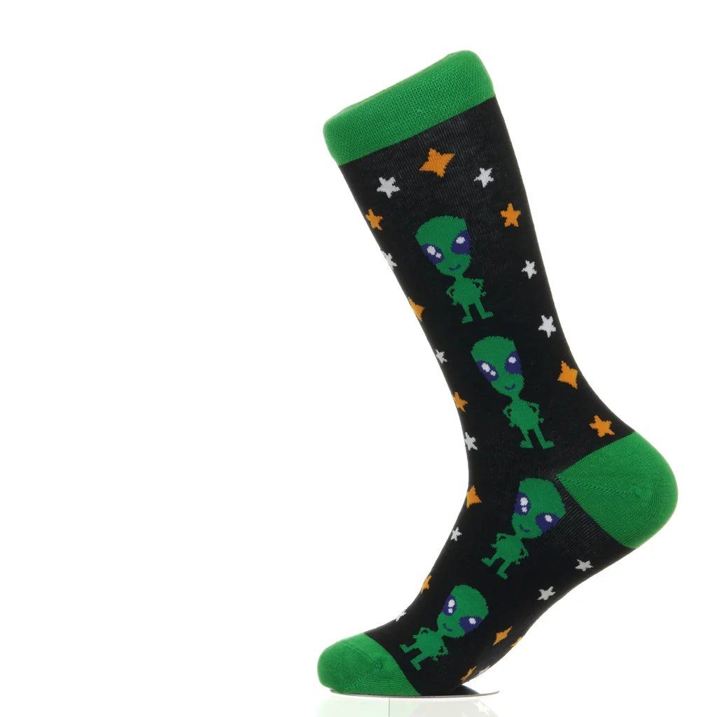 Calze: BUNTE DESIGN SOCKEN-Aliens (Small 36-40) – Nuovo e nell'imballaggio originale da Luzern venduto da Sock_Atomica 1