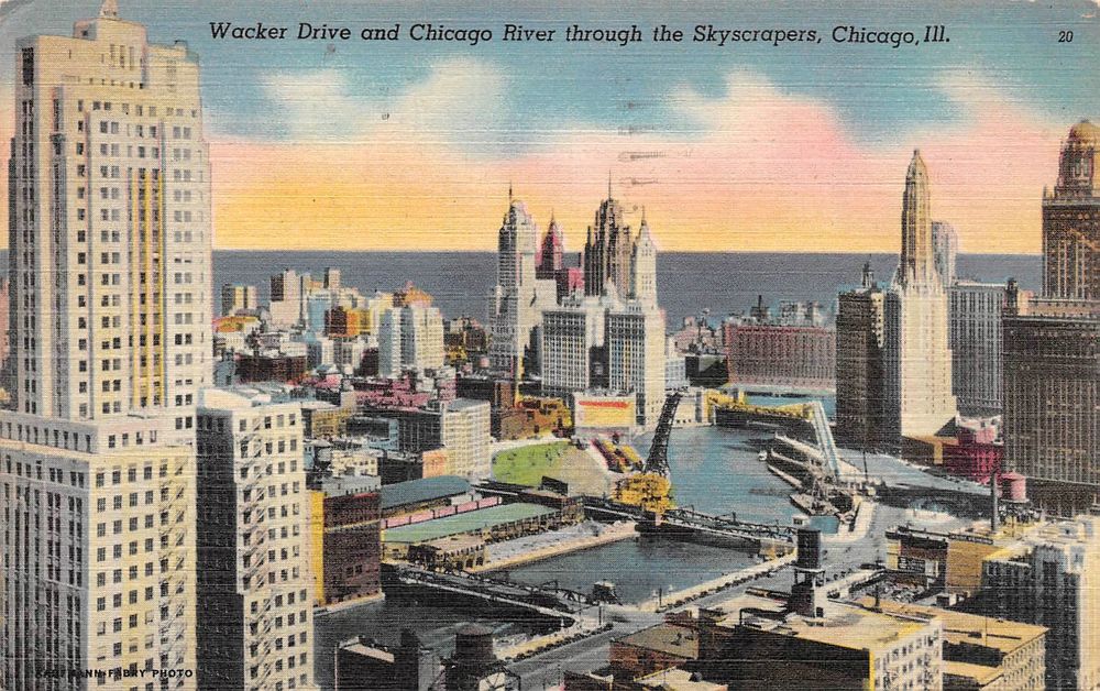 Chicago, Wacker Drive, Skyscrapers (Gebraucht) in Ottikon b.Kemptth ...