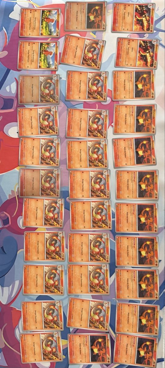 Pokémon Carte collezionabili: 33 Pokémon Glumanda/Glutexo Karten Sammlung – Usato da Muttenz venduto da keve999