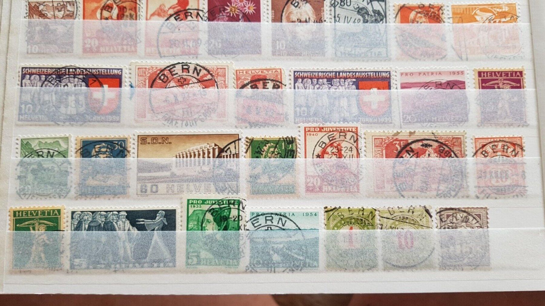 Tutti i francobolli: Briefmarkenlot mit Stempel "Bern", 72 Stück – Usato da Frauenfeld venduto da Interessent1 2