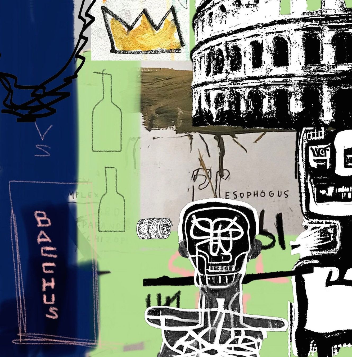 Foto & Immagini: Junge Römer Neo Expressionismus Kunst Pop Art Modern Bild – Nuovo (secondo la descrizione) da St. Niklausen LU venduto da Stefan_Bammert_Art 3