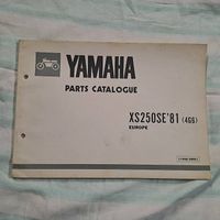 Manaule parti di ricambio Yamaha XS 250  1981
