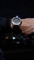 All Black Watch Polycarbon 43,5 mm / unusual watch all Black