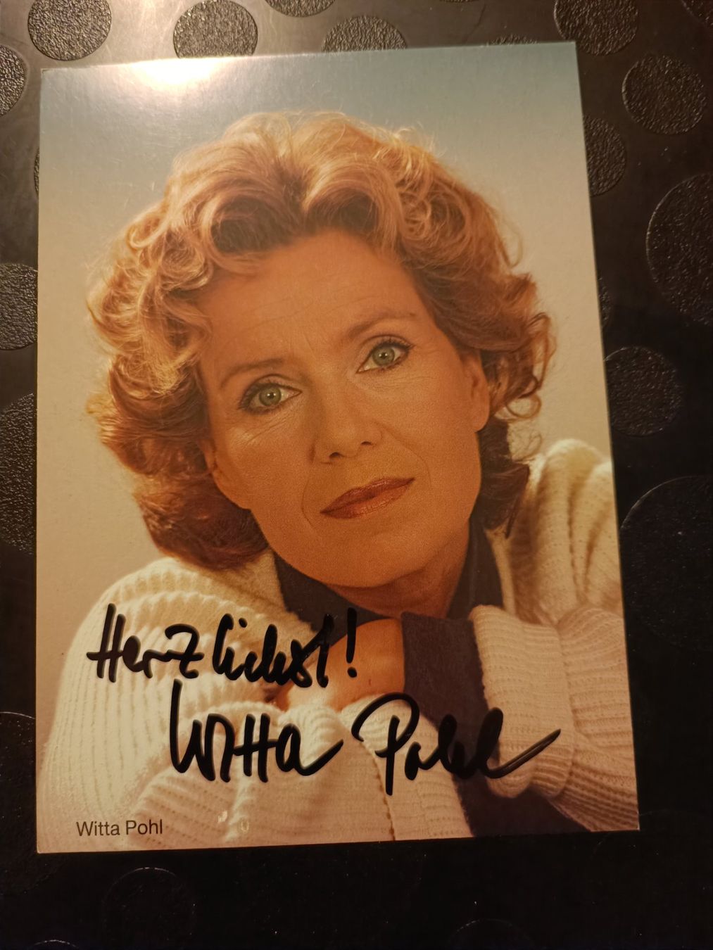 Autografi: Witta Pohl  - handsignierte Autogrammkarte – Usato da Menziken venduto da Artographs