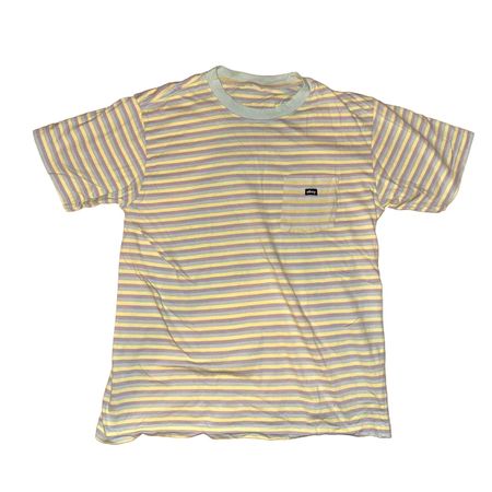 OBEY STRIPED T-SHIRT