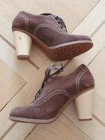 Timberland Stiefeletten Wildleder Holz-Absatz Gr. 36