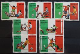 Guine-Bissau Kat. 1073-1079 ** 1989 Fussball